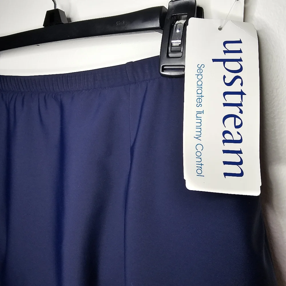 Upstream Navy Blue Swim Skirt with Brief Sz 14 - Picture 4 of 13